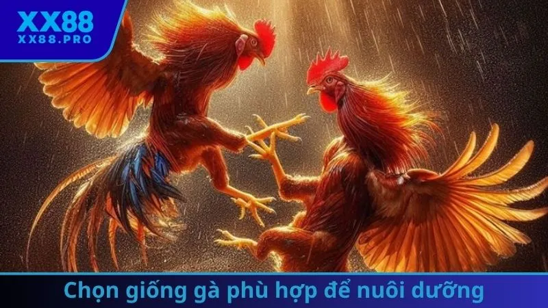 Chọn giống gà phù hợp để nuôi dưỡng